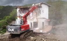 Frane, un'altra casa abbattuta a Sauna
