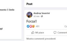 Il marito di Virginia Raggi su Facebook: "Forza!"