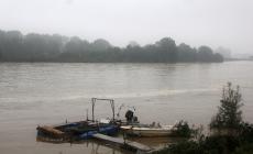 Po: quattro metri d'acqua in 24 ore. Assaggio di piena - Foto