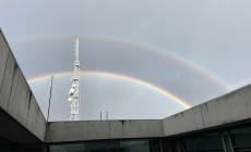 L'arcobaleno si fa... in due. Il bel risveglio dopo le piogge. Inviate le vostre foto