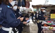Controllo del green pass per gli ambulanti dei mercati: tutti promossi in via Pertini e al Montanara