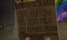 Nuova protesta contro l'affossamento del DDL Zan - Video