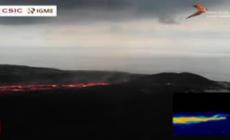 La Palma, la lava del vulcano Cumbre Vieja seppellisce la spiaggia e forma un nuovo delta - Video