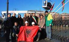 Sul Ponte delle Nazioni anche l'aquila albanese