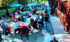 Anziani in festa nella Ca' Rossa