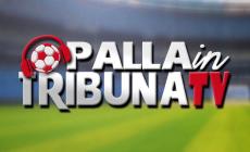 Palla in tribuna in tv