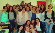 Le ragazze della 3ªC in campo per la legalità