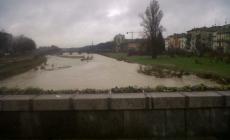 Si alza il livello dell'acqua ma il Po è sotto controllo in Emilia