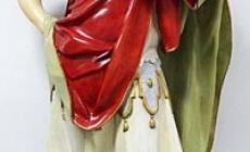 Il San Genesio recuperato. Restaurata l'antica statua