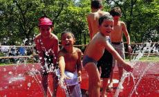 Il parco Porcellini ha i giochi d'acqua