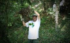 Tommy: pulizia in strada del Traglione