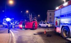 Incidente con auto ribaltata: disagi al traffico in zona Petitot 