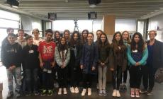 I ragazzi della 2&deg; D della scuola media di Trecasali 