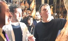 Matteo Renzi: "Il prosciuttificio Galloni è un esempio di coraggio"