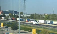 Incidente: autostrada chiusa direzione Milano Le foto