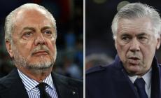 Striscioni a Napoli contro Ancelotti e De Laurentis 