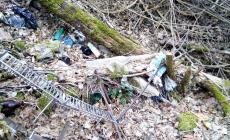 Guardate come sono ridotti i boschi intorno a Neviano Arduini 