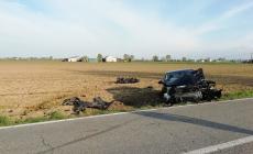 Schianto mortale fra due auto e una moto fra Fidenza e Busseto  - Il video