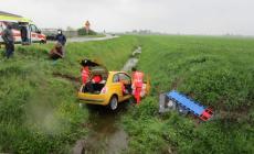 Frontale tra due auto a Frescarolo: un ferito grave