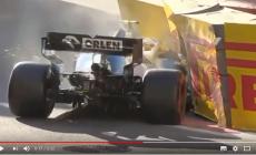 Incidente a Kubica, qualifiche sospese. Poi si schianta anche Leclerc  - Video 