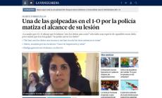 Denunciò dita rotte dalla polizia a Barcellona. Ma si trattava di lesioni ai legamenti
