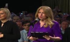 Trionfo Caputova: è la prima donna presidente della Slovacchia  Video