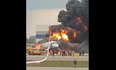 L'aereo russo in fiamme filmato da uno degli 11 valtaresi presenti alla tragedia