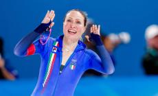 Lollobrigida oro e record olimpico nei 3000 metri del pattinaggio di velocit&agrave;
