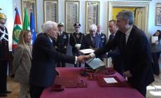 Al Quirinale il giuramento del nuovo ministro del Turismo Gianmarco Mazzi