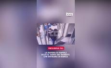 Rapina in banca a Napoli, Tg1 mostra video dei banditi che entrano nell'istituto