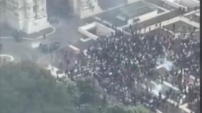 La manifestazione pro Pal a Milano si trasforma in gierriglia - Video