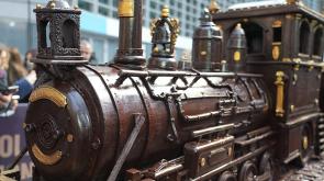 E' parmigiano il treno di cioccolato da Guinness