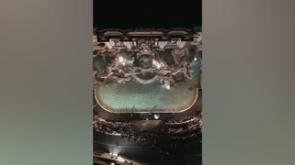 Achille Lauro e lo spettacolo magico alla Fontana di Trevi