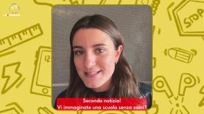 Vi immaginate una scuola senza zaini?