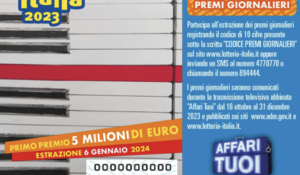 Lotteria Italia, il primo premio da 5 milioni sorride a Roma. Biglietti da 20mila euro venduti a Parma, Fornovo e Berceto