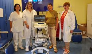 Un generoso gesto per la salute degli anziani: nuovo ecografo portatile alla Geriatria del Maggiore