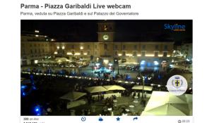 Webcam comune, in 300 guardano la cena