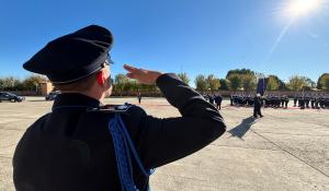 Giuramento per 114 nuovi agenti di polizia penitenziaria. (Videointervista) Il comandante Di Caterino: "C'è bisogno di personale"