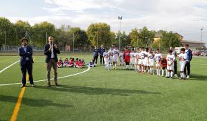 Inaugurato il nuovo campo da calcio a 7 in erba sintetica al Centro sportivo "Enrico Catuzzi"
