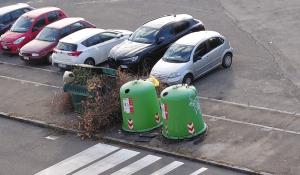 Via Nenni, " il contenitore del verde è strapieno da un mese "