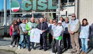 È partita la maratona per la pace della Cisl