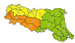 Precipitazioni e rischio frane: diramata l'allerta arancione anche per la provincia di Parma