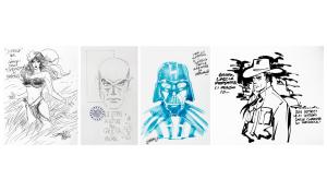 Diabolik e Tex "salutano" i lettori della Gazzetta di Parma - Guarda le vignette dei maestri del fumetto