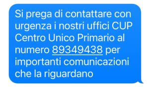 Sms truffa: un nuovo attacco ai cittadini