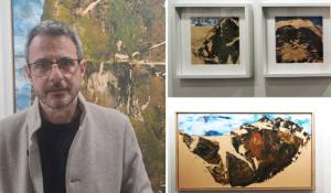 Simone Ponzi, prof dell'Ulivi e pittore: inaugurata la sua mostra a Bologna