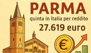 Parma si conferma quinta in italia per reddito procapite