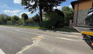 Incidente strada argini