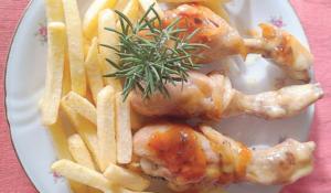 Cosce di pollo al miele e senape