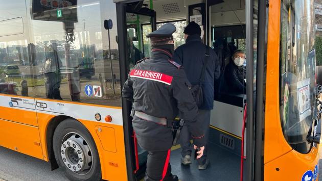 Controlli alla normativa anticovid e interventi sui mezzi di trasporto pubblico