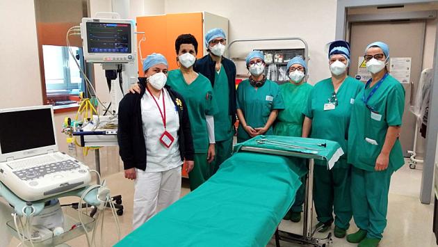 Bimba di un anno e mezzo operata d’urgenza dall’equipe di Endoscopia toracica diretta da Maria Majori